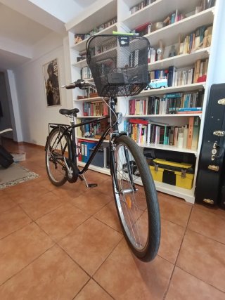 Bicicleta Urbana Elops 500 Negra