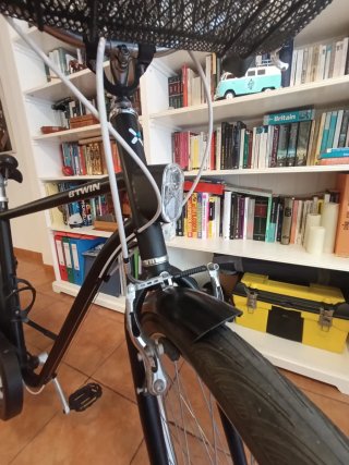 Bicicleta Urbana Elops 500 Negra