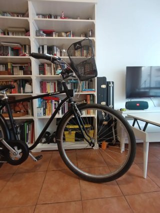 Bicicleta Urbana Elops 500 Negra