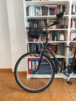 Bicicleta Urbana Elops 500 Negra