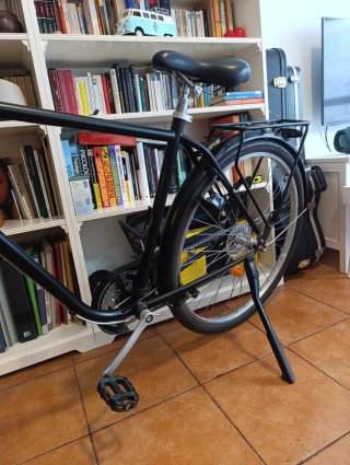 Bicicleta Urbana Elops 500 Negra