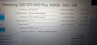 Samsung 970 EVO Plus 500GB SSD NVMe M.2