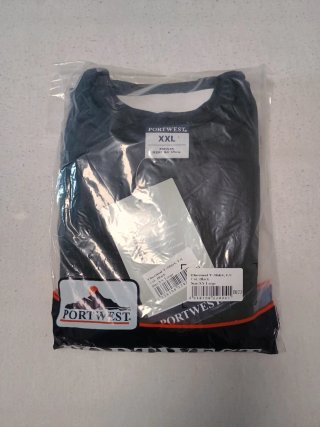 Camiseta Térmica Portwest XXL Negra Manga Larga
