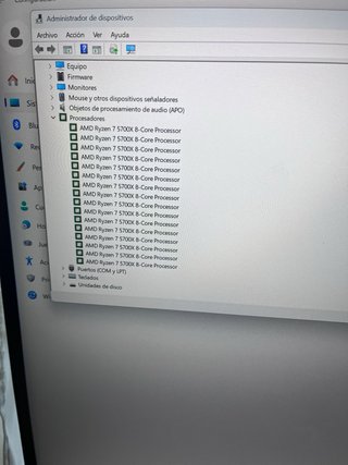 PC Gaming Ryzen 7 5700X + 32Gb+Saphire Pulse RX