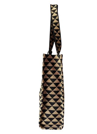 Bolso Prada Symbole Beige y Negro