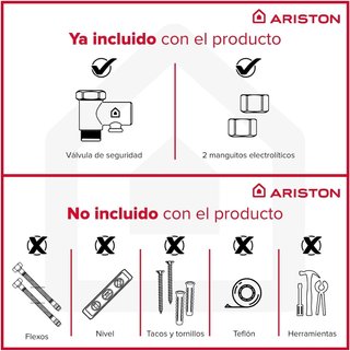 Ariston termo eléctrico bajo consumo eficiente