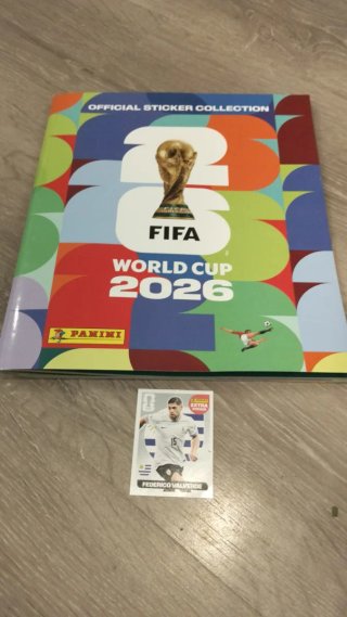 Álbum Panini Mundial 2026 + Cromos Extra Valverde