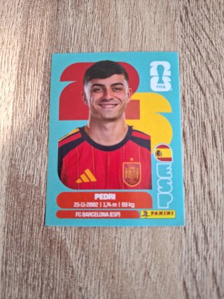 Cromo Pedri España Mundial FIFA