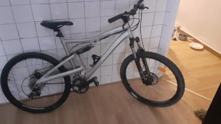 Bicicleta Rockrider Plata