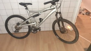 Bicicleta Rockrider Plata