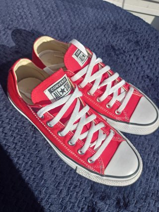 Converse Rojas Bajas Talla 38