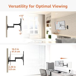 Soporte Pared TV Amazon Basics Movimiento
