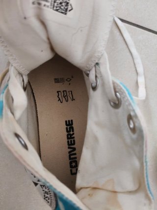 Converse All Star Scarpe Tela Blu Cielo