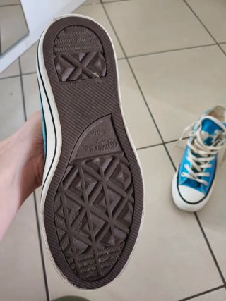 Converse All Star Scarpe Tela Blu Cielo