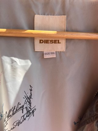 Chaqueta DIESEL Talla XXL Marrón dorada