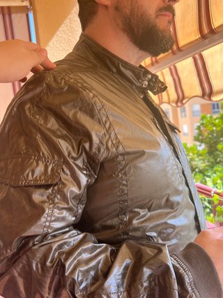 Chaqueta DIESEL Talla XXL Marrón dorada
