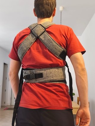 Mochila Portabebés Jané Gris