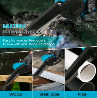 KIT FORBICE POTATURA + MOTOSEGA + 2 BATTERIE 48V