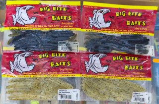 4 Bolsas Vinilos Big Bite Baits Pesca