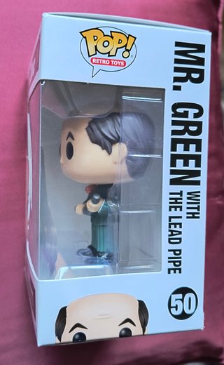 Funko Pop! Clue Mr. Green con tubo #50 Nuovo