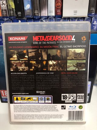 Metal Gear Solid 4 PS3