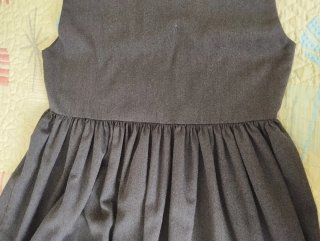 Vestido juvenil Gris oscuro Vintage