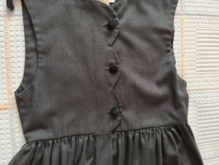 Vestido juvenil Gris oscuro Vintage