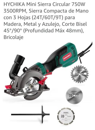 Mini sierra circular HYCHIKA