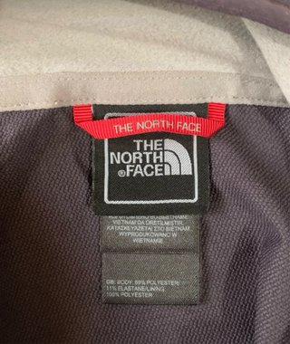 Chaqueta The North Face gris y rosa