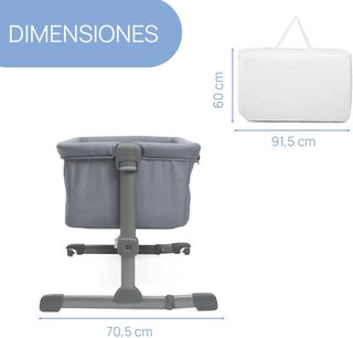 Chicco cuna colecho bebé altura ajustable