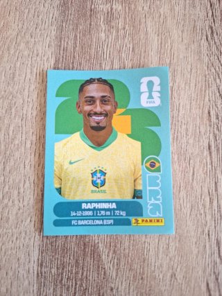 Cromo Raphinha Brasil Mundial 2026