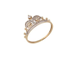 Anillo Converters Oro 18k Corona Bicolor
