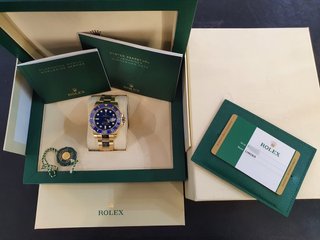 Rolex Submariner Date 116618LB Oro Amarillo