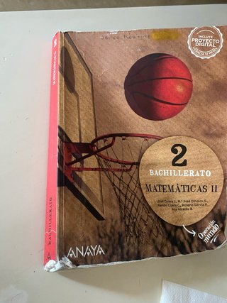 Matemáticas II. 2o de Bachillerato