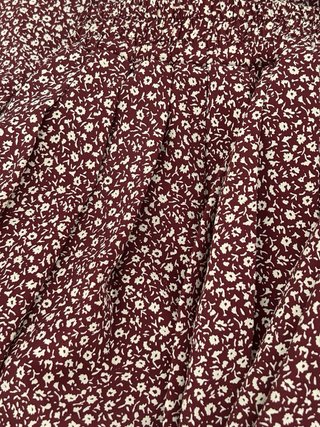 Falda larga estampada vintage