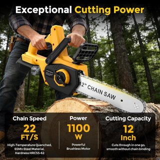 Motosierra inalámbrica Dewalt 12 pulgadas