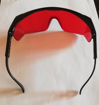 Gafas filtro rojo