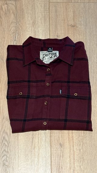 Picture Organic Clothing Camisa Cuadros Talla M