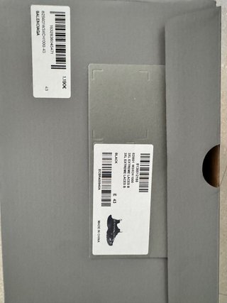 Balenciaga Zapatillas Negras Talla 43