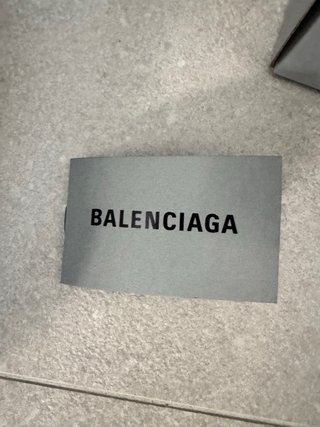 Balenciaga Zapatillas Negras Talla 43