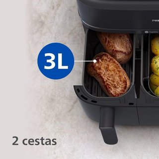 Freidora Philips Airfryer 5000 Dual 9L Vapor NUEVA