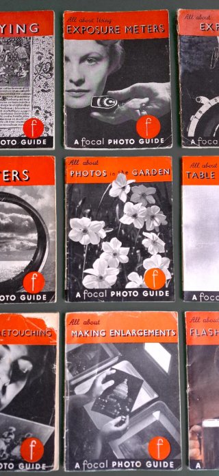 LOTE DE 9 GUÍAS FOTOGRÁFICAS DE LOS AÑOS 50