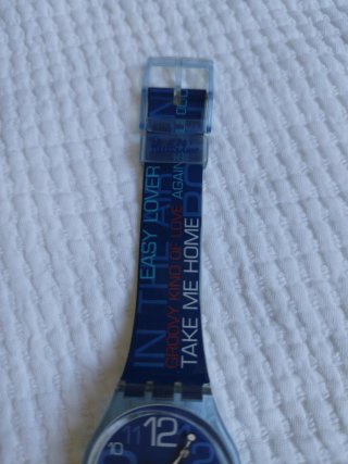 Reloj Swatch serie PhilCollins azul para colección