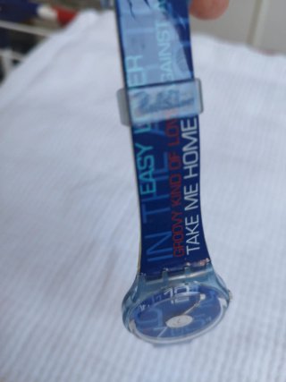 Reloj Swatch serie PhilCollins azul para colección