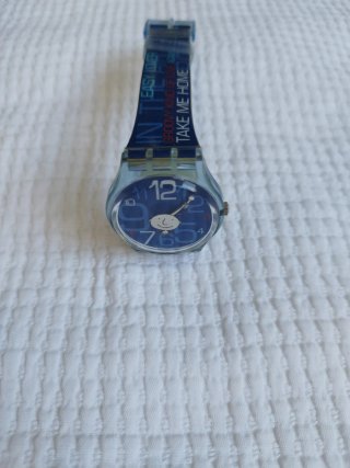 Reloj Swatch serie PhilCollins azul para colección