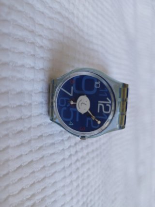 Reloj Swatch serie PhilCollins azul para colección