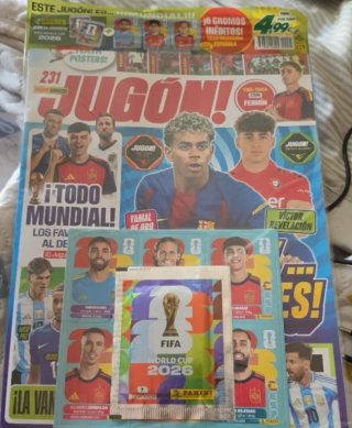 REVISTA JUGON 231 CROMOS PANINI ESPAÑA