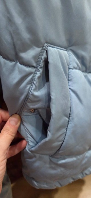 Cazadora acolchada azul Talla XS