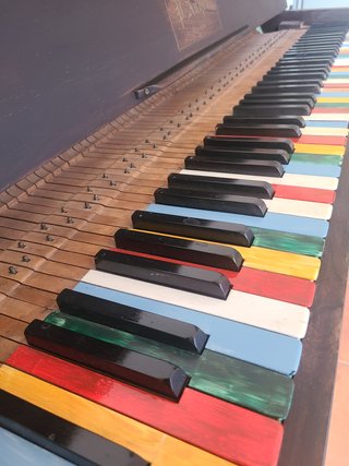 Piano Vertical Decorativo