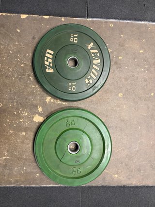 Discos de halterofilia 5, 10 y 15 Kg